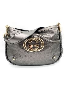 bolsa gucci plateada